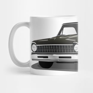 1967 Black Chevrolet Nova Print Mug